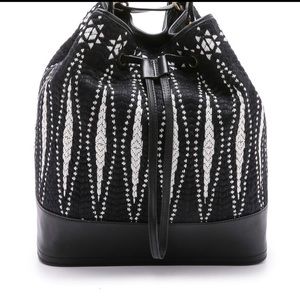 Tory Burch Boho Fabric Convertible Backpack